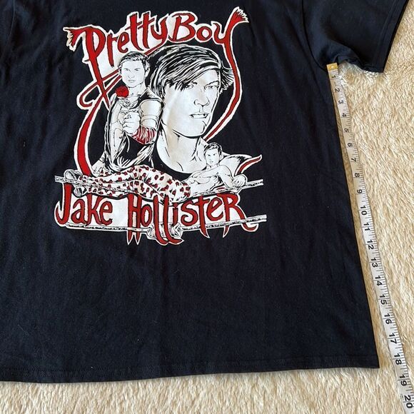 Pretty Boy Jake Hollister short sleeve shirt black size large - Picture 10 of 16
